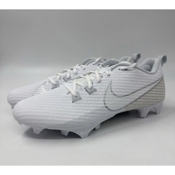 Nike Vapor Edge Speed 360 2 White Silver Football Cleats DA5455-100 Mens Size 13 main image 4